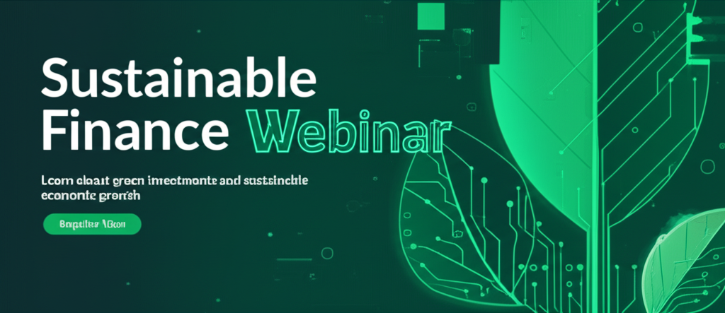 Sustainable Finance Career Webinar